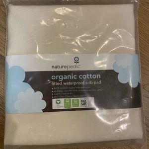 Naturpedic Organic waterproof crib pad - New